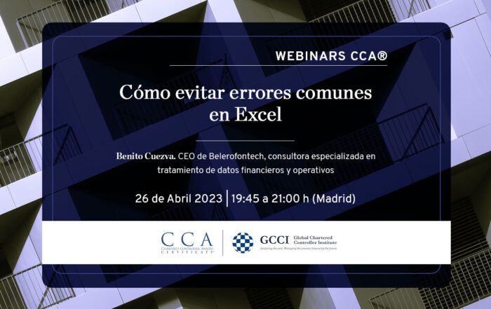 Webinar en control de gestión. Cómo evitar errores en Excel