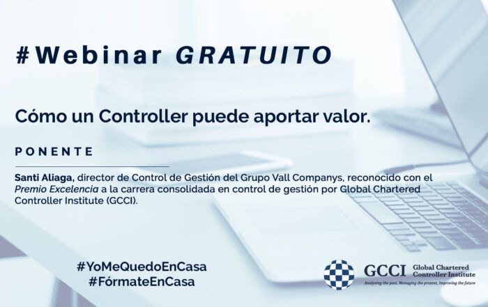 Webinar gratuito. Cómo el Controller puede aportar valor