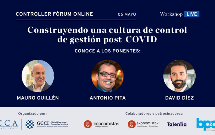Ponentes del Controller Fórum Online (mayo 2021)