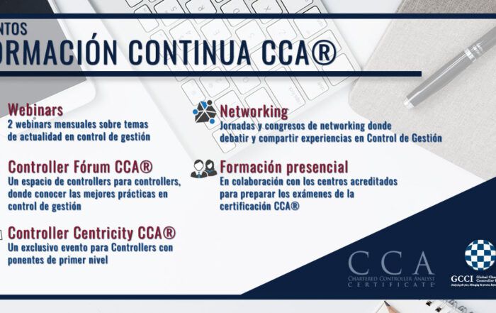 Formación continua para los Controllers CCA. 2018