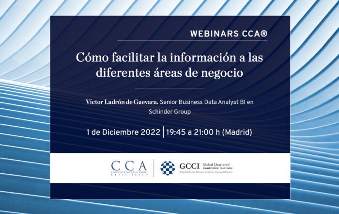 Webinar. Cómo facilitar información a las áreas del negocio. 1 de diciembre de 2022