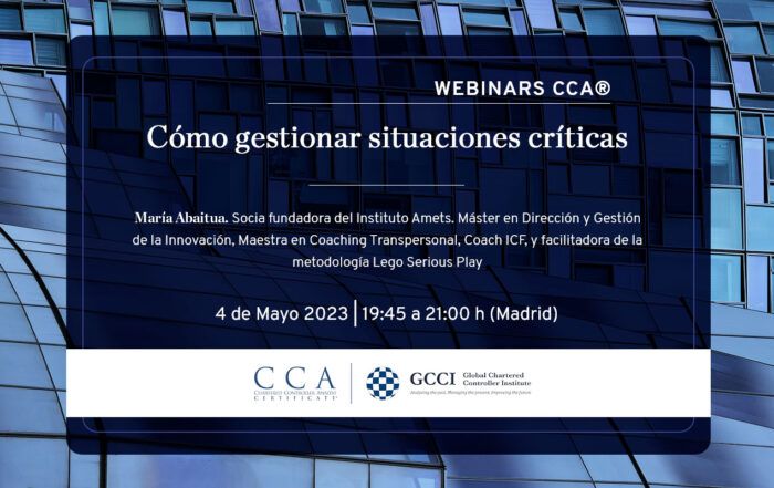 Webinar en control de gestión: cómo gestionar situaciones críticas