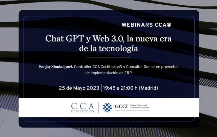 formación en control de gestión: webinar: Caht GPT y Web 3.0 para el Controller