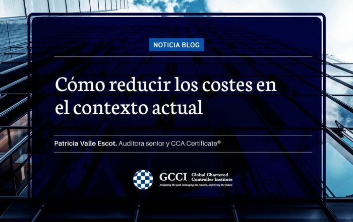 Blog. Claves del Controller para reducir costes. Artículo del blog