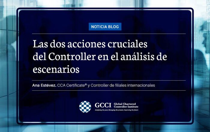 Acciones de control de gestión en el análisis de escenarios