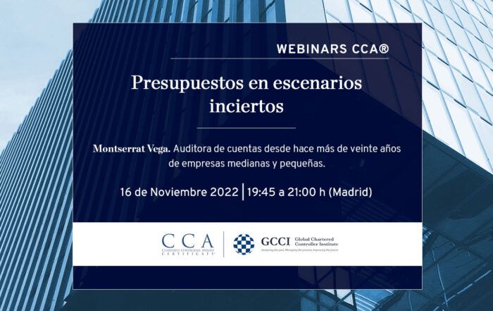 WEBINAR LIVE: PRESUPUESTOS EN ESCENARIOS INCIERTOS