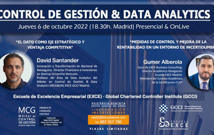 Jornada de formación | Control de Gestión & Data Analytics
