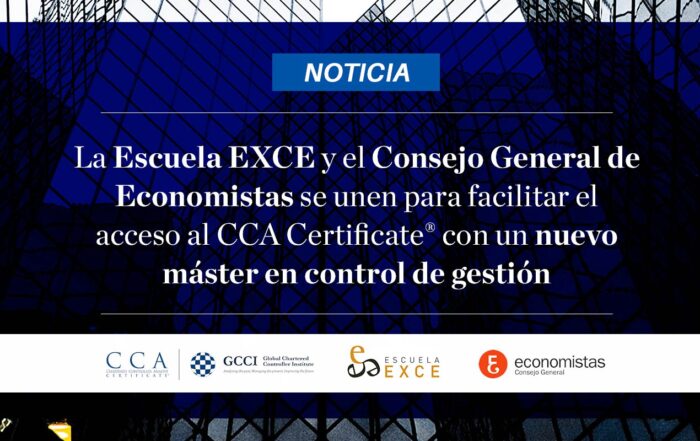 Nuevo programa en control de gestión de la escuela EXCE y el Consejo General de Economistas