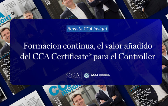 Ventajas de la formación continua en control de gestión. Artículo de la revista CCA Insight