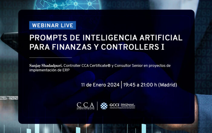 Webinar de control de gestión: prompts de inteligencia artificial para Controllers