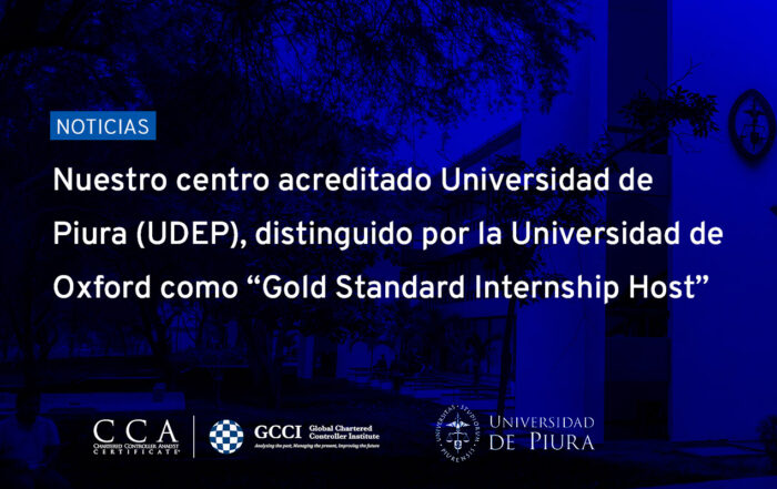 Nuestro centro acreditado para obtener el CCA Certificate para Controllers, Universidad de Piura (UDEP), distinguido por la Universidad de Oxford