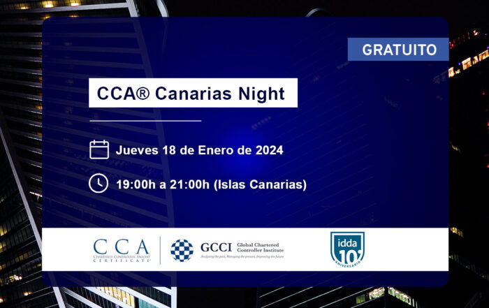CCA Canarias Night. Evento de netorking en control de gestión. 18 de enero de 2024