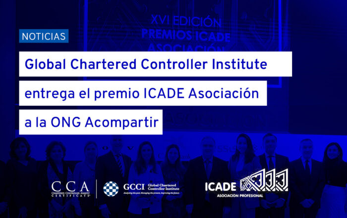Premios ICADE 2024. Entregamos el galardón a la ONG Acompartir