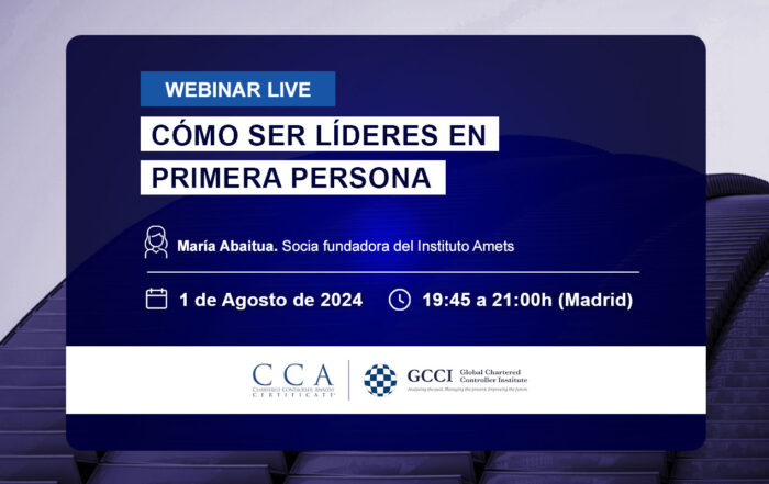 Webinar de control de gestión. Cómo ser líderes en primera persona