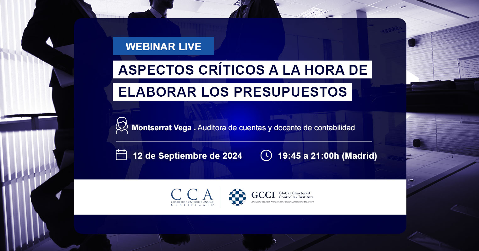 Webinar de control de gestión | Aspectos críticos en la elaboración de los presupuestos