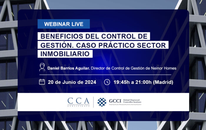 Webinar: ventajas del control de gestión con un caso práctico del sector inmobiliario