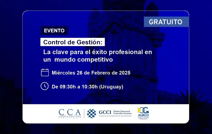 Evento | Control de gestión: la clave para el éxito profesional. Fecha: 26 de febrero de 2025