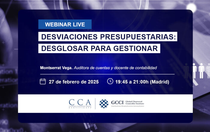 Webinar de control de gestión: desviaciones presupuestarias