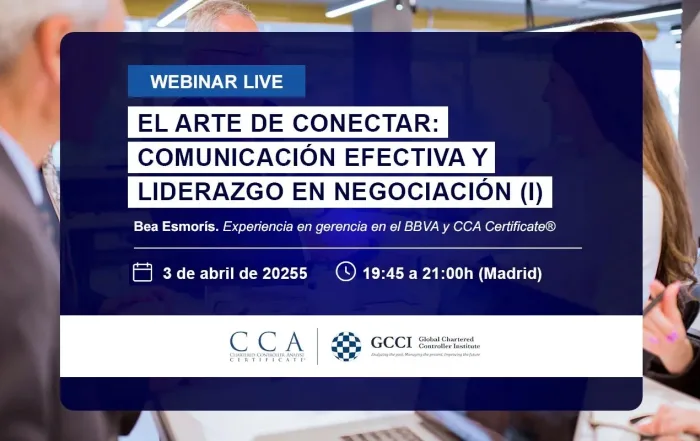 Webinar para Controllers de gestión: comunicación efectiva y liderazgo en negociación I