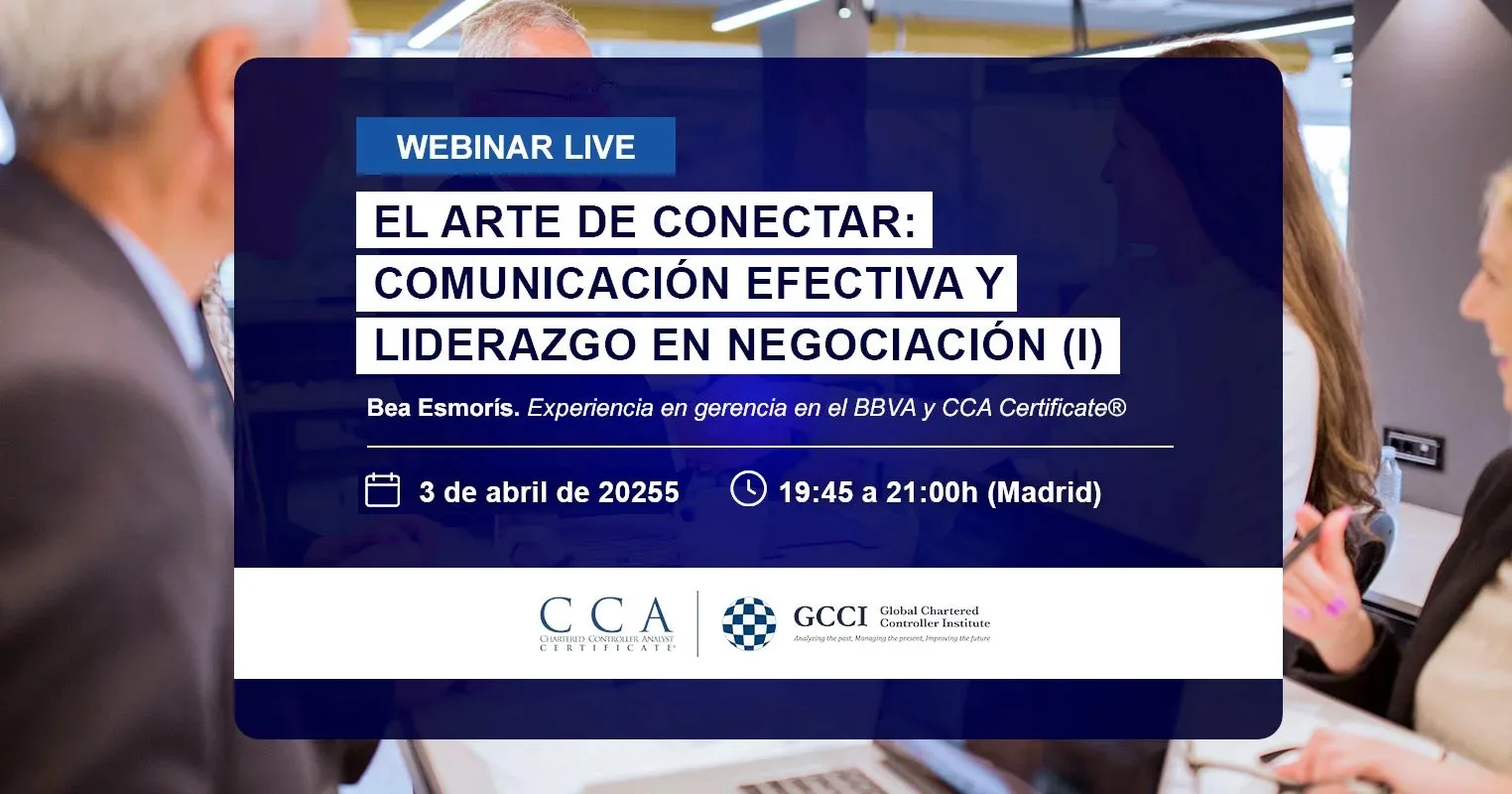Webinar para Controllers de gestión: comunicación efectiva y liderazgo en negociación I