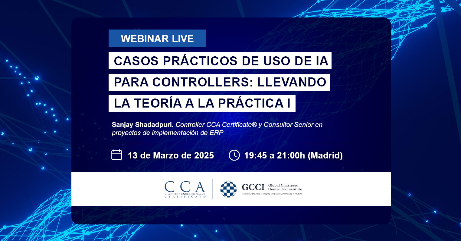 Webinar: casos prácticos de IA para Controllers de gestión. Sesión 1
