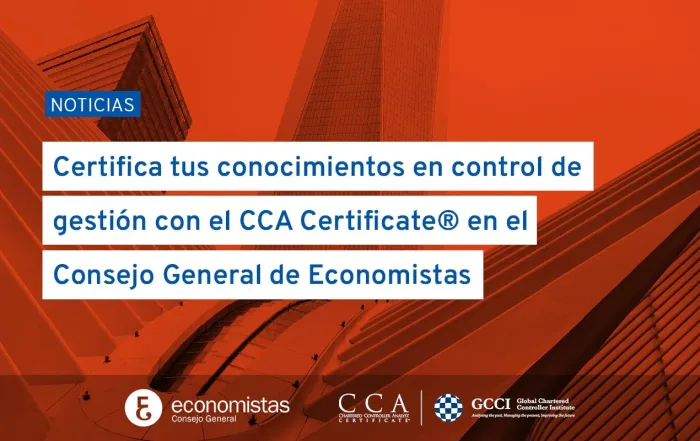 Certificación CCA para Controllers de GCCI en el Consejo General de Economistas