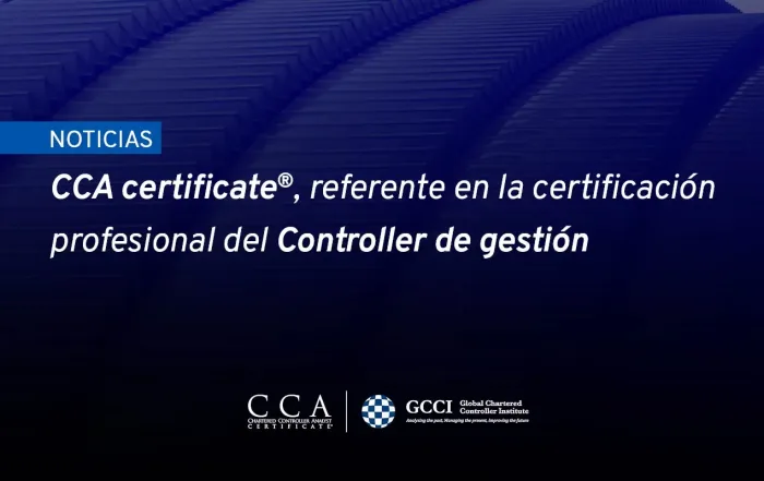 CCA certificate, referente en la certificación profesional del Controller de gestión