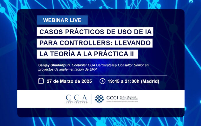 Webinar: casos prácticos de IA para Controllers de gestión. Sesión II