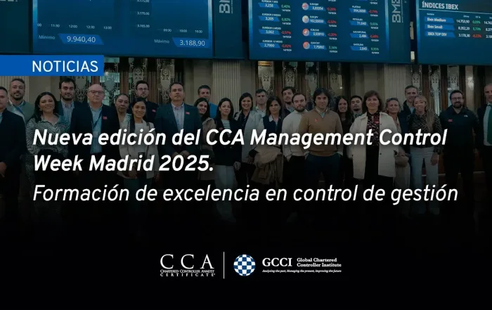 CCA Management Control Week Madrid 2025. Formación en control de gestión