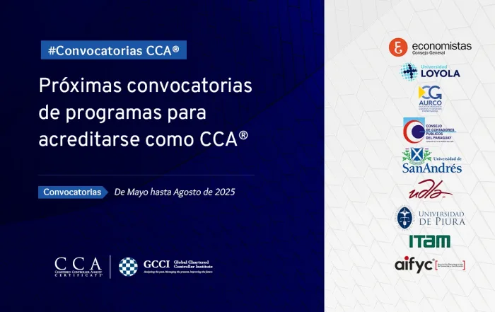 Convocatorias para la certificación CCA Certificate. Fechas: mayo - agosto 2025