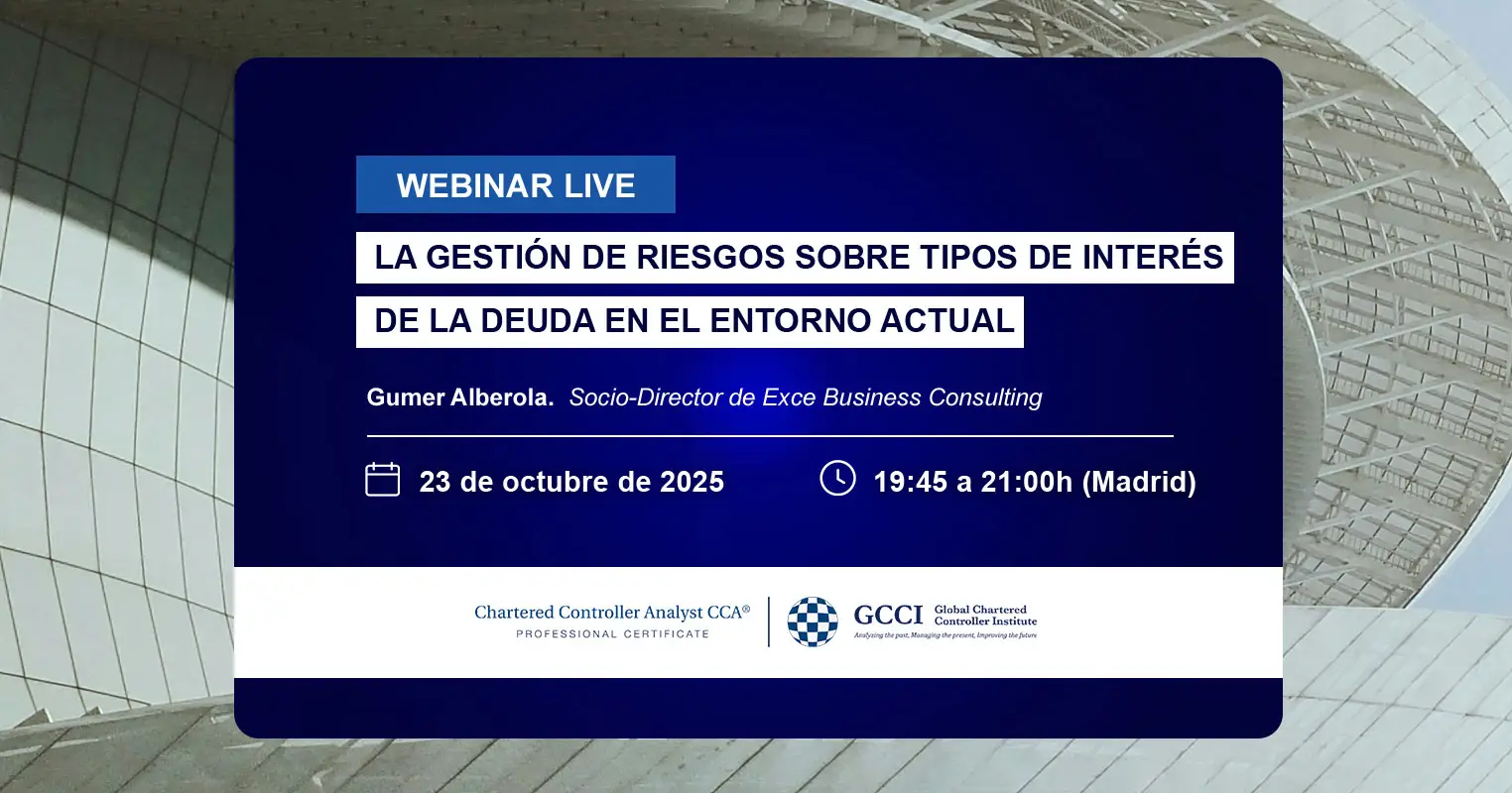 Webinar de control de gestión: cómo gestionar riesgos sobre tipos de interés deuda