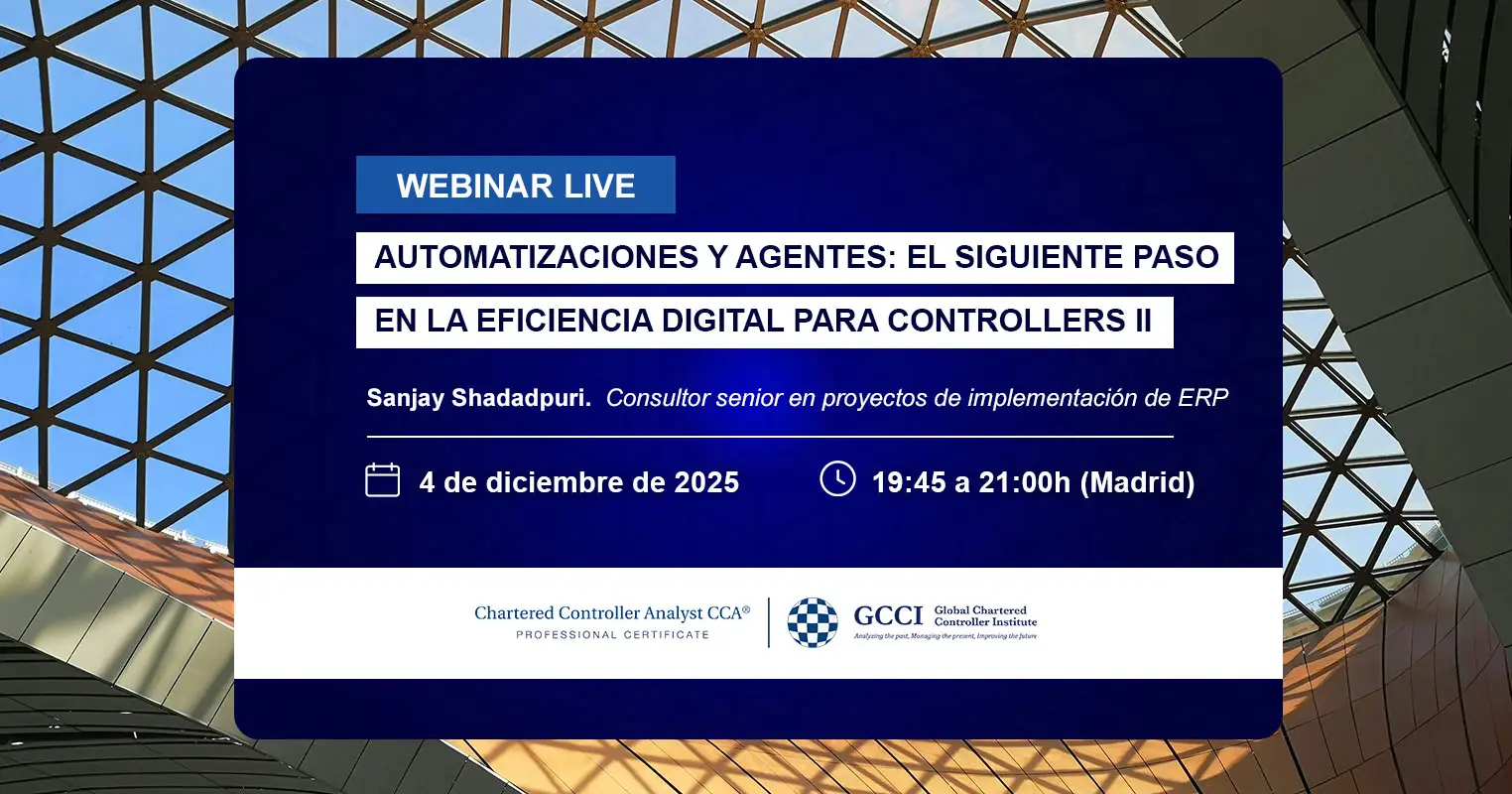 Webinar: automatizaciones y agentes para la eficacia digital del Controller - parte II